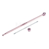 DIY Alloy Beadable Crochet Hooks AJEW-A064-02D-2