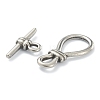 Non-Tarnish 304 Stainless Steel Toggle Clasps STAS-B020-09P-1