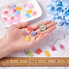 160Pcs 16 Style Opaque Flatback Resin Cabochons RESI-TA0001-34-39