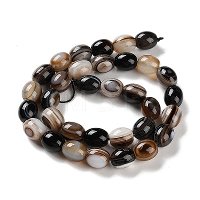 Natural Eye Agate Beads Strands G-NH0019-C04-07-1