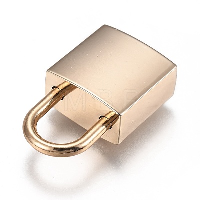 Rectangle Alloy Padlock Mini Lock with Key PALLOY-H191-02G-1