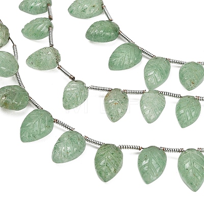 Natural Green Strawberry Quartz Carved Beads Strands GG-CBA0C95-E02-02-1