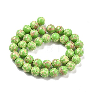 Synthetic Imperial Jasper Beads Strands G-E568-01C-01-1