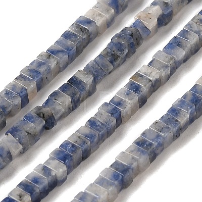 Natural Blue Spot Jasper Beads Strands G-N342-82-1