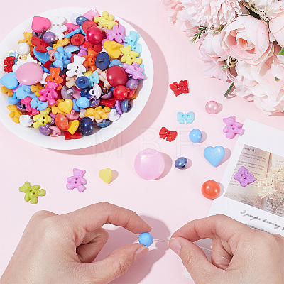 100G Plastic Buttons BUTT-SP0001-24-1
