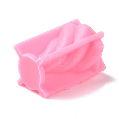 Twisted Cone Candle Food Grade Silicone Molds DIY-D071-05B-1
