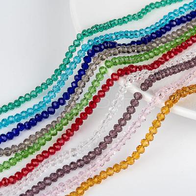 Glass Beads Strands EGLA-X0007-01A-4mm-1