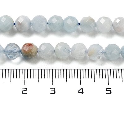 Natural Aquamarine Beads Strands G-L587-A02-05-1