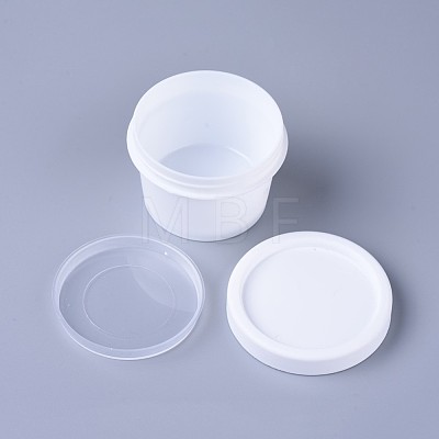 50g PP Plastic Refillable Mask Jar MRMJ-WH0040-02-1