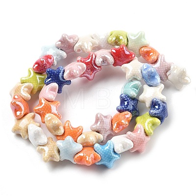 Handmade Porcelain Beads PORC-Q002-03E-1