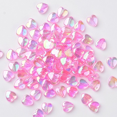 Eco-Friendly Transparent Acrylic Beads X-PL539-810-1