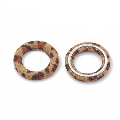 Cloth Fabric Covered Linking Rings X-WOVE-N009-06C-1