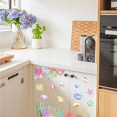 3 Sheets 3 Styles PVC Waterproof Decorative Stickers DIY-WH0404-009-1
