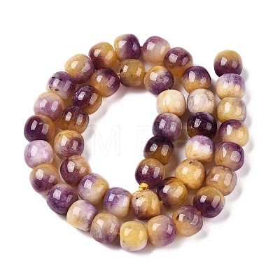 Dyed Natural White Jade Beads Strands G-T138-D13-1