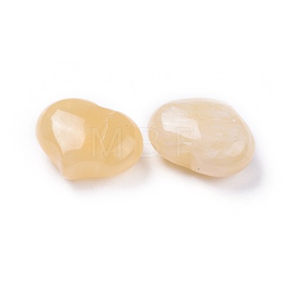Natural Mixed Gemstone Heart Palm Stone G-F659-AM02-1
