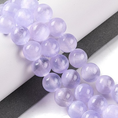 Natural Selenite Beads Strands G-C142-01C-02-1