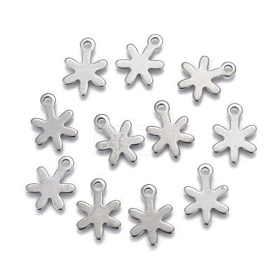 Tarnish Resistant 201 Stainless Steel Charms STAS-F139-018P-1