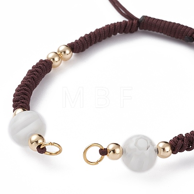 Adjustable Nylon Thread Braided Bracelet Making AJEW-JB00851-02-1