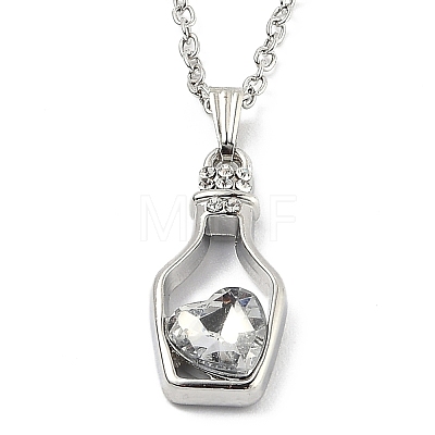 Alloy Resin Pendant Necklaces NJEW-B0003-01P-1