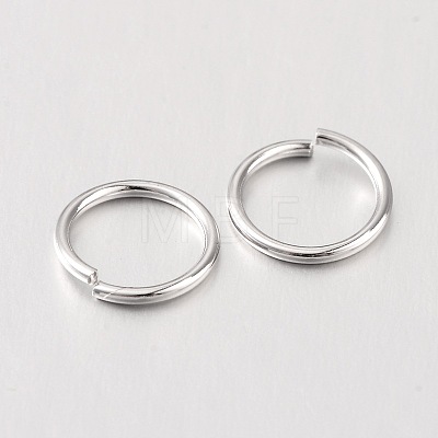 925 Sterling Silver Open Jump Rings X-H135-8mm-P-1