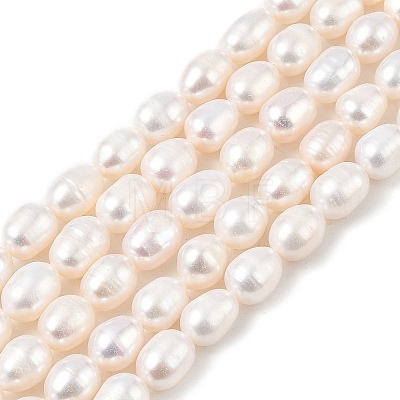 Natural Cultured Freshwater Pearl Beads Strands PEAR-I007-01D-06A-02-1