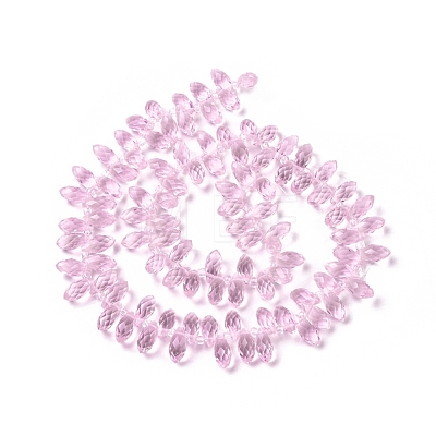 Crystal Glass Beads Strands GLAA-D033-28-1
