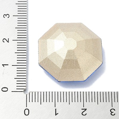 Faceted Glass Rhinestone Cabochons GGLA-C032-05D-1