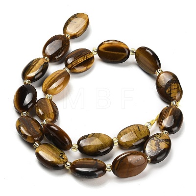 Natural Tiger Iron Beads Strands G-H005-A01-02-1