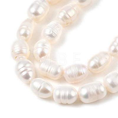 Natural Cultured Freshwater Pearl Beads Strands PEAR-I007-01B-02B-02-1