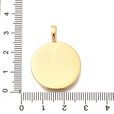 Rack Plating Brass Micro Pave Clear Cubic Zirconia Pendants with Shell KK-M309-42G-T-1