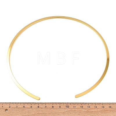304 Stainless Cuff Choker Necklaces SA-CBA725A-22G-1
