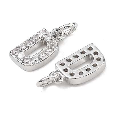 SHEGRACE Brass Micro Pave Clear Cubic Zirconia Pendants XGRQ29012-394P-D-1