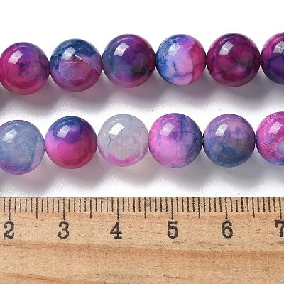 Natural Agate Beads Strands G-NH0001-G04-01-1