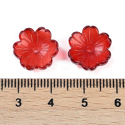 Transparent Spray Paint Glass Beads X1-GLAA-H035-04B-1