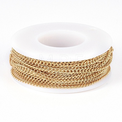 PVD Vacuum Plating 304 Stainless Steel Curb Chain CHS-G011-11G-03-1
