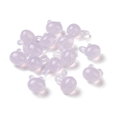 Imitation Jelly Style Acrylic Beads OACR-B002-05F-1