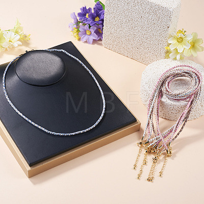 7Pcs 7 Colors 2.5MM Round Nylon Cotton Cord Necklace Making NJEW-TA0001-25G-1