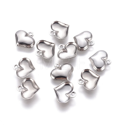 304 Stainless Steel Charms STAS-E474-12P-1