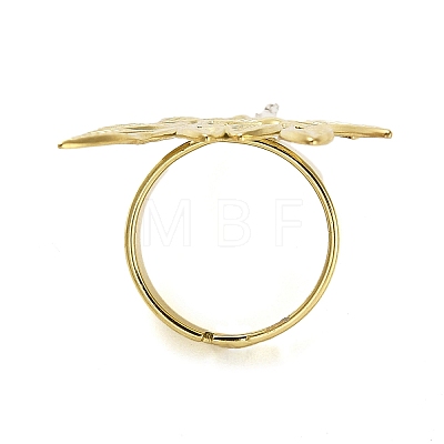 304 Stainless Steel Adjustable Finger Ring for Women RJEW-H216-01G-1