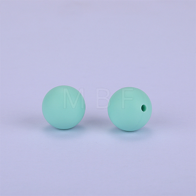 Round Silicone Focal Beads SI-JX0046A-93-1