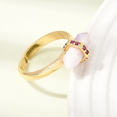 Natural Lepidolite Cuff Rings GG-CBA0B5A-03G-02-1
