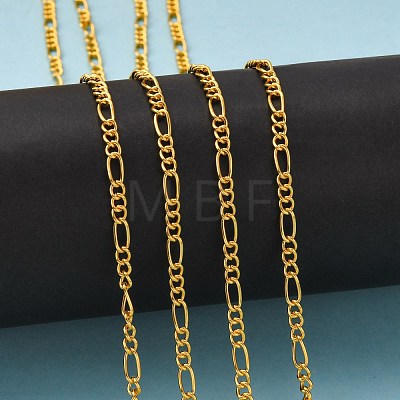 Iron Handmade Chains Figaro Chains Mother-Son Chains CHSM005Y-G-1