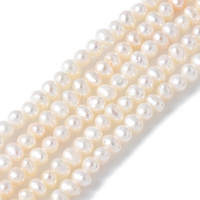 Natural Cultured Freshwater Pearl Beads Strands PEAR-I007-07K-05-1