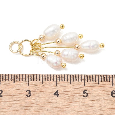 Natural Cultured Freshwater Pearl Pendants PALLOY-JF05435-1