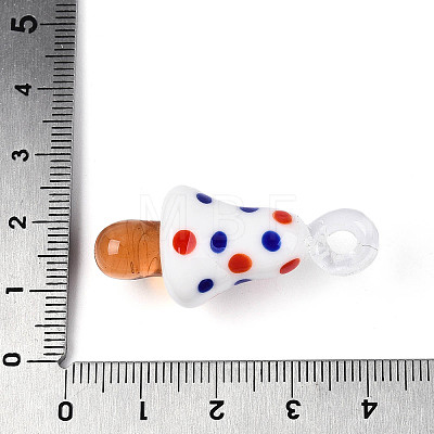 Handmade Lampwork Pendants LAMP-T025-05A-1