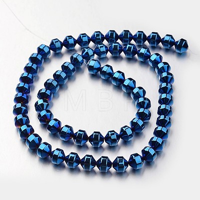 Electroplate Non-magnetic Synthetic Hematite Bead Strands G-F300-31A-05-1