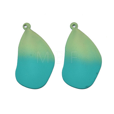 Spray Painted Iron Pendants IFIN-N008-026A-1