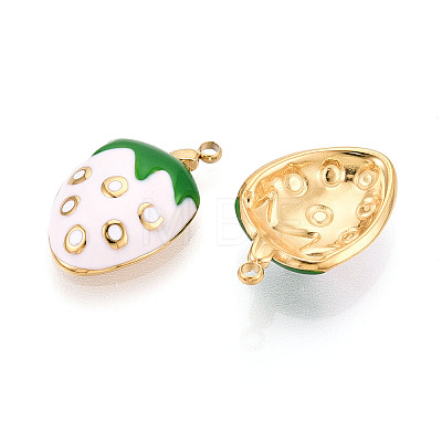 304 Stainless Steel Enamel Pendants X1-STAS-T068-05B-1