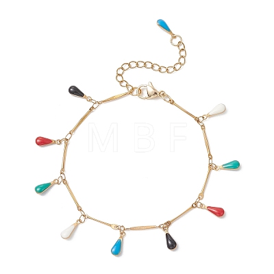 304 Stainless Steel Charm Bracelets BJEW-JB13052-1
