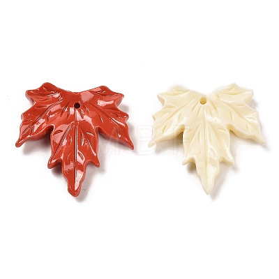 Autumn Synthetic Coral Dyed Pendants CORA-P008-05A-1